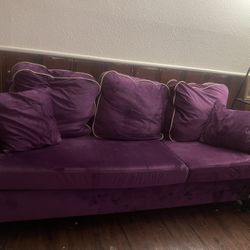 Purple Swade Couch 
