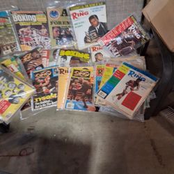 Ring Boxing Magazines From The it's 