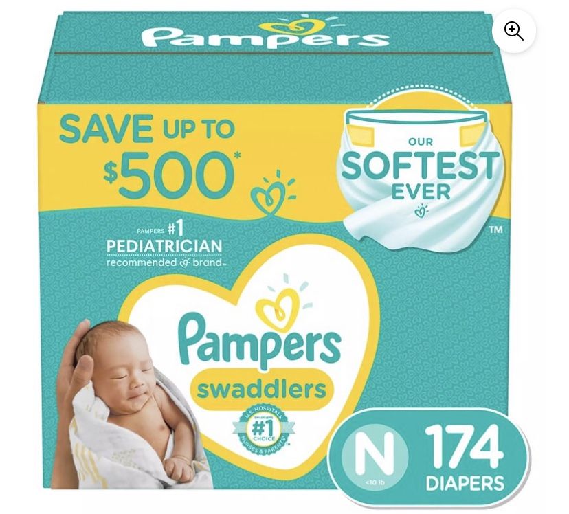 Pampers Newborn Swaddlers Diapers-174 Pack