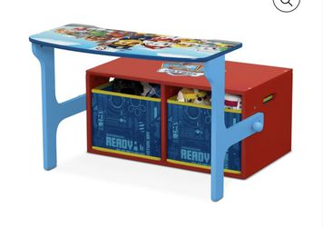 PAW Patrol 2-in-1 Activity Bench and Desk by Delta Children - Greenguard Gold Certified, Blue  Thumbnail