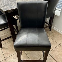 Marble Top Dining Table with 8 Chairs. (2 chairs still in plastic)-never put together, we didn’t need to use all of them.