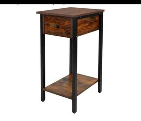 Narrow night stand 12"Wx12"Dx27"H