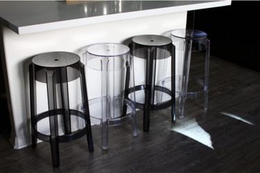 Smoky Ghost Bar Stool 29.5” seat height new in box