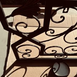 Brass Wall Decor With Candle Holders