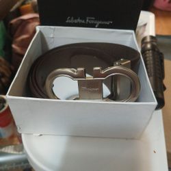 Salvatore Ferragamo Brown Belt