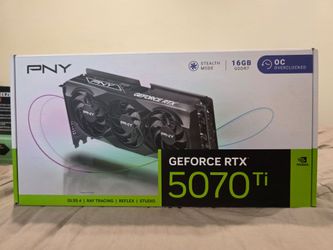 PNY GeForce RTX 5070 Ti OC 16GB GPU