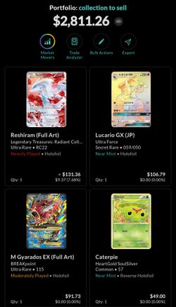 $2810 POKEMON COLLECTION SELLING ALL FOR $1900 (less than %70) vintage and modern iconic cards

Pikachu,charizard,blastoise,rayquaza,miraidon,umbreon,