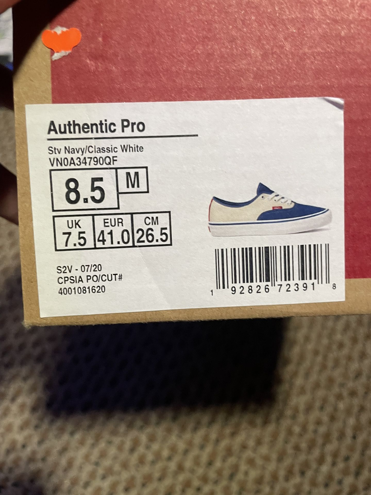 Vans shoes size 8- 8 1/2