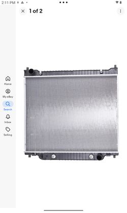 9C2Z8005C Genuine FORD OEM Radiator for 2005-2019 FORD E150 E250 E350 E450 VAN