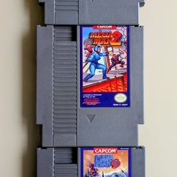 🎮Mega Man 1, 2 & 3 NES Lot - Origina Nintendo Games - Tested & Working Retro Capcom Classics