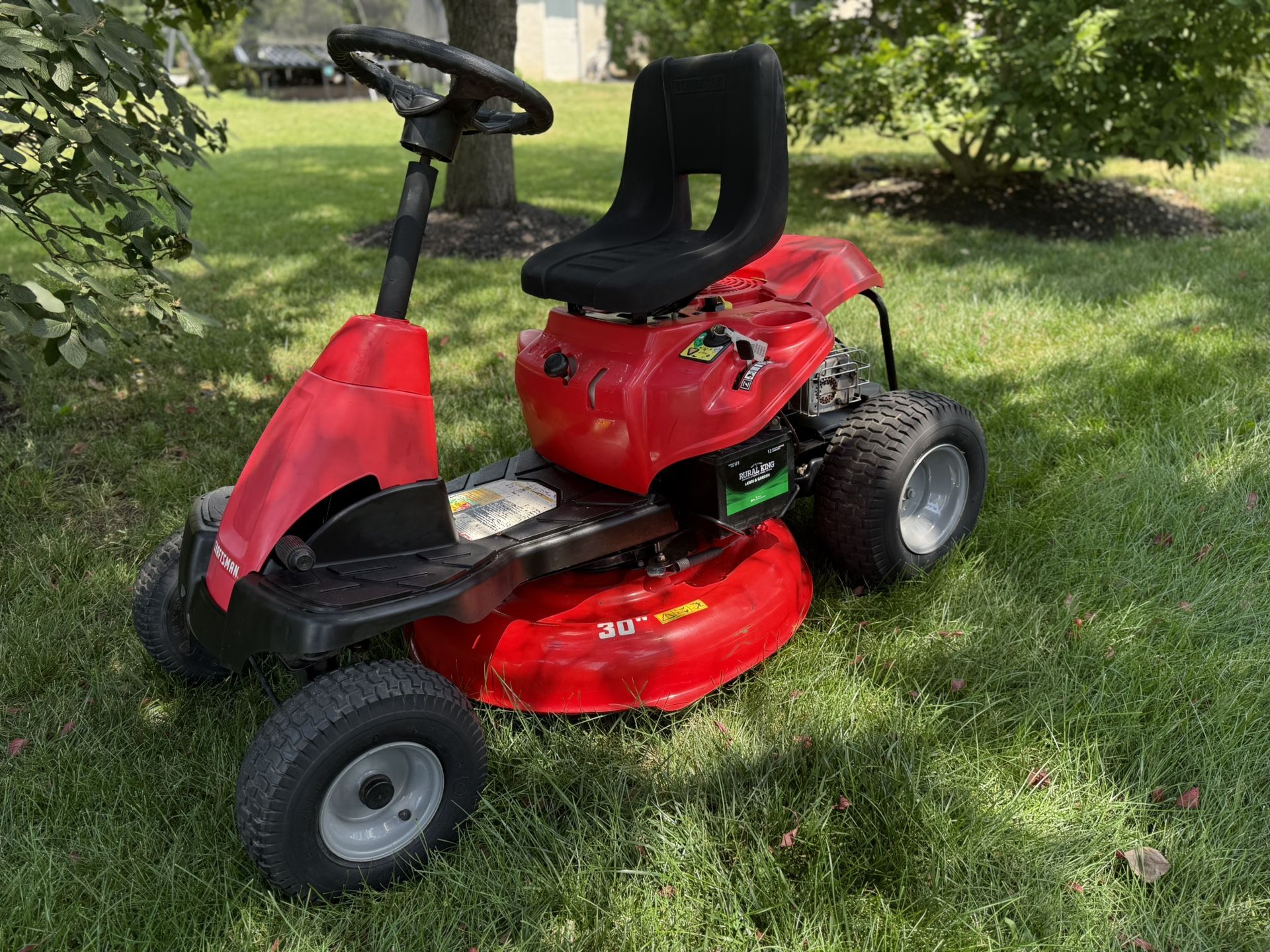 Craftsman 30” Riding Mower Deliver