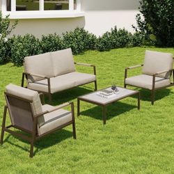 4pc Outdoor Patio Furniture Set 