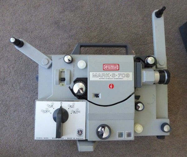 Vintage Eumig Mark-S-709 8mm & Super 8mm Film Projector