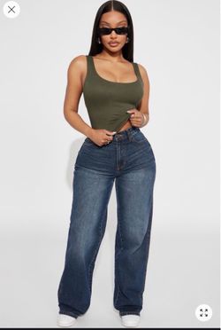 Straight leg jeans size 3