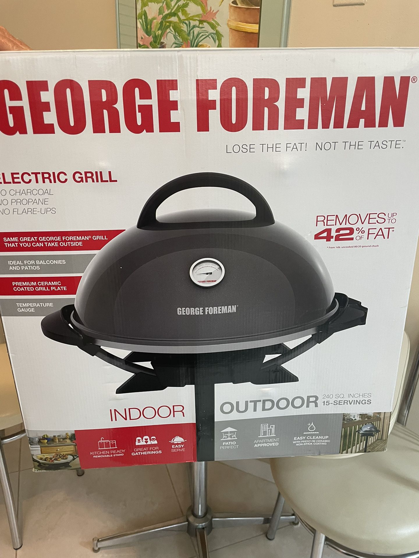 NEW George Forman Electric Grill