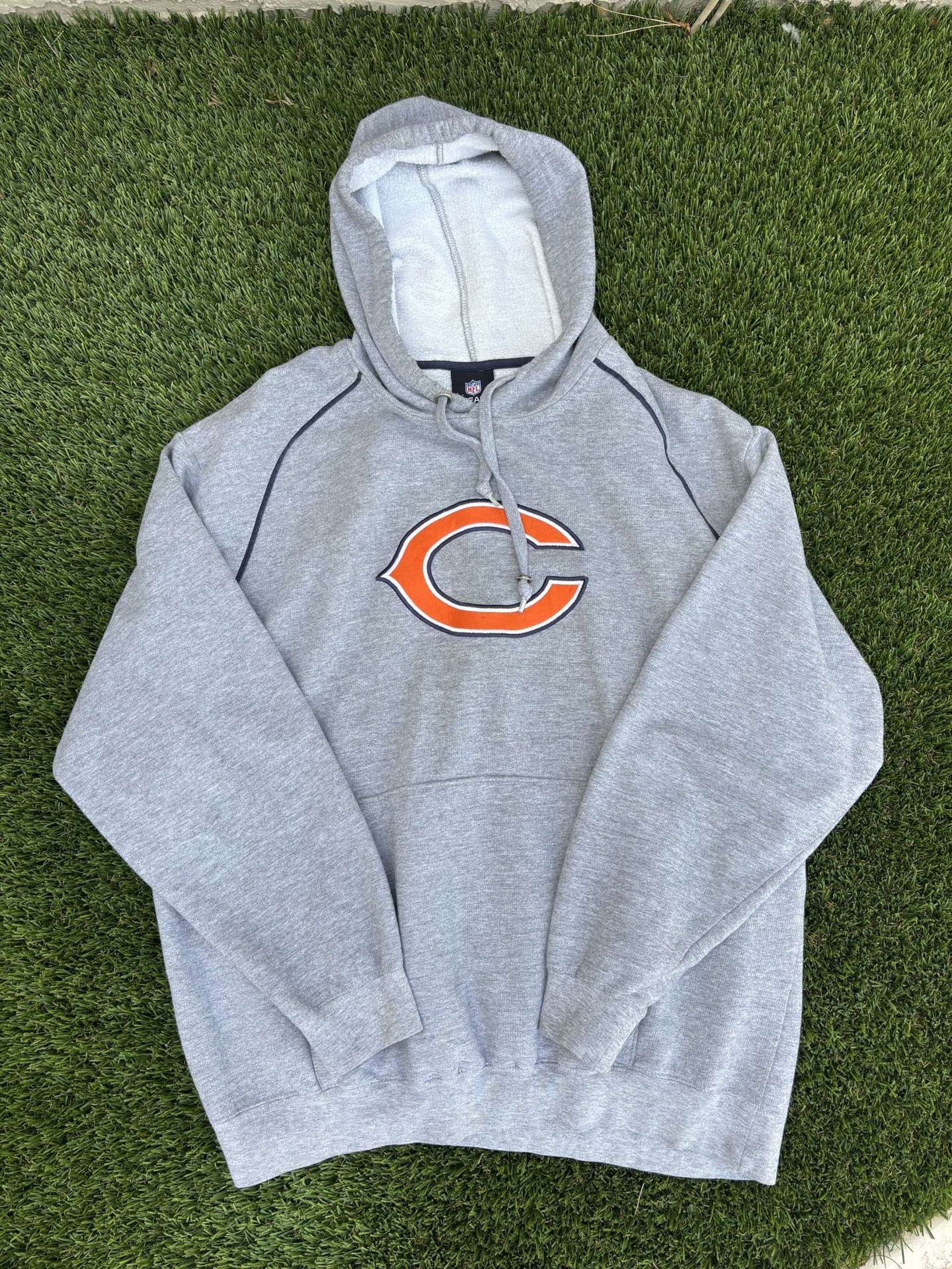 Chicago Bears Classic NFL Apparel Gray Pullover Sweatshirt 