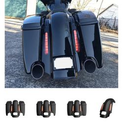 2014-2022 NASTY HOG STRETCHED SADDLE BAGS AND LIDS