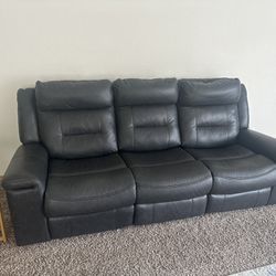  set of leather sofas