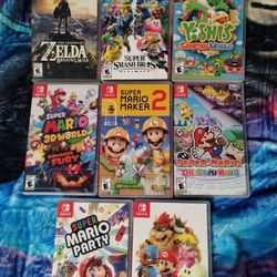 Nintendo Switch Games, $45 Each