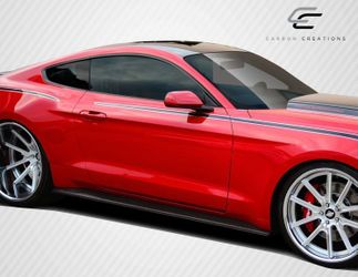 Blemished 2015-2023 Ford Mustang Carbon Creations GT Concept Side Skirt Rocker Panels - 2 Piece