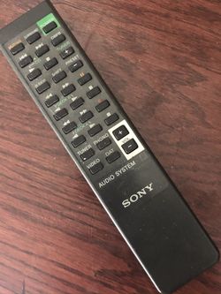 Sony receiver/tuner remote