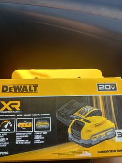 DeWALT XR Powerstack Battery and Charger