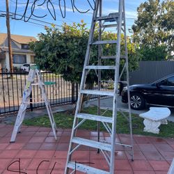 Excellent Condition, 8 Feet Aluminum And More Sizes Available Winner Ladders 🪜 
