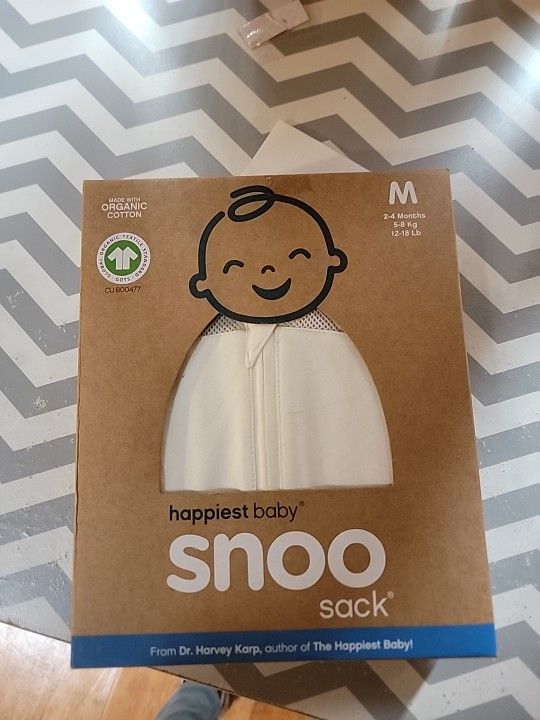 Happiest Baby Snoo Sack Size M OFF WHITE