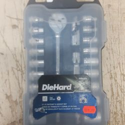 DieHard 3/8" Drive Ratchet Socket Set, SAE & Metric, 21-Piece
