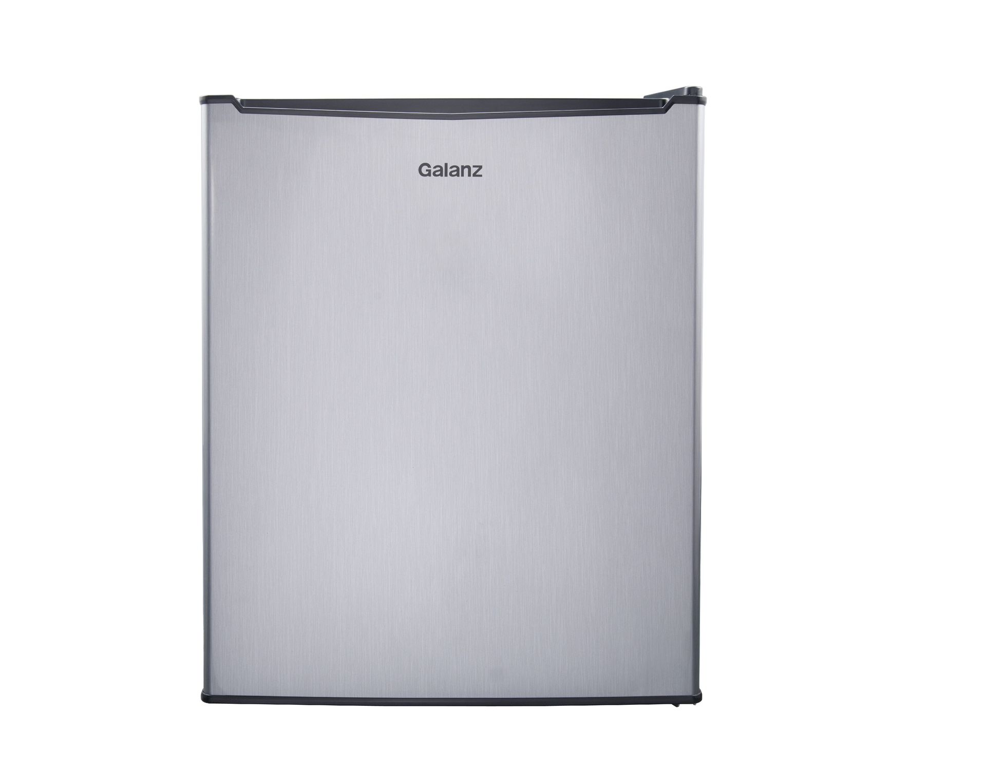 Galanz 2.7 Cu Ft One Door Mini Fridge, Stainless Steel Look, Estar