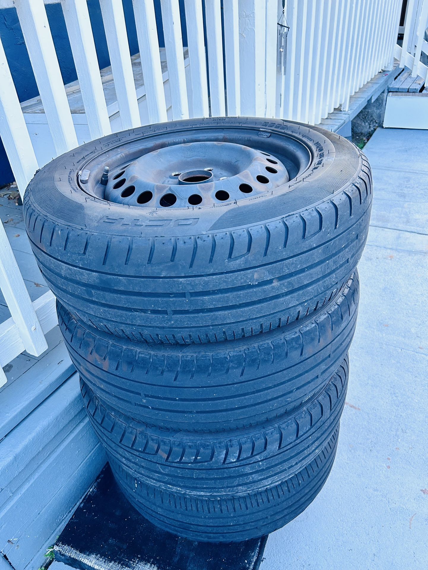 Honda Accord 4 Tire With Rim Tire Size 215/60R/16