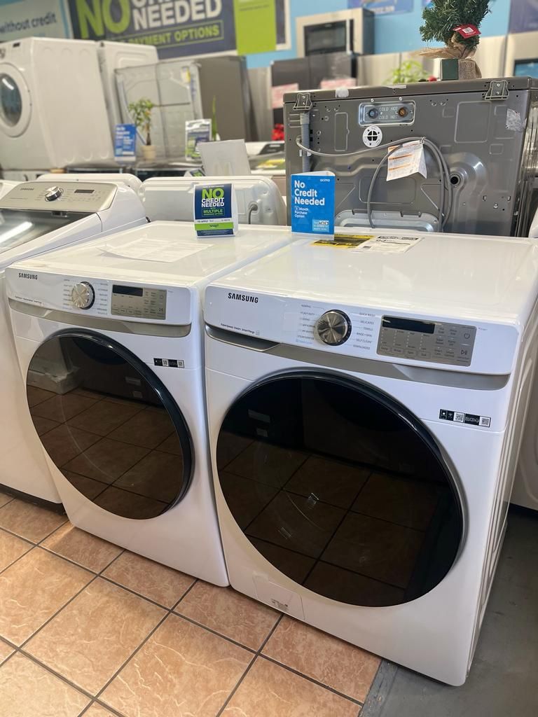 Samsung Washer And Dryer White