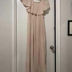 Pleated Dresss Off the Shoulder Size Small