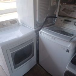 Lg Top Load Washer And Gas Dryer 