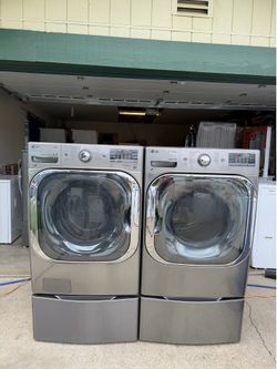 Set King Size  Washer & Electric Dryer LG