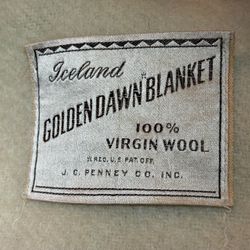 Candy Striped Wool Blanket 