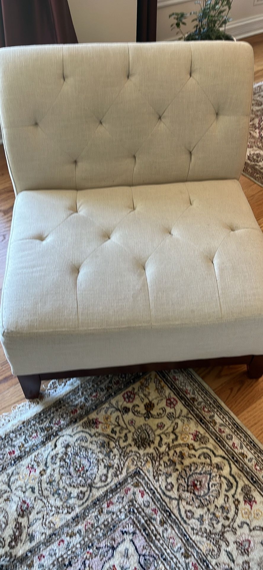 White Accent chair Home & Garden