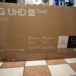 50 Inch 4K  LG ThinQ Smart Tv