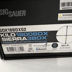 Kilo1800 And Sierra3 6x22mm LRF • 3.5-10x42mm New In Box 