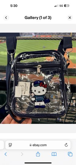 Seattle Mariners 2026 Hello Kitty Clear Crossbody Bag SGA 5/15/26