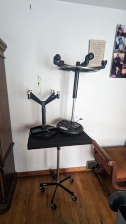 Table and chairs for photo studio