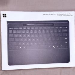 Microsoft - Surface Slim Pen (2nd Edition) and Pro Flex Keyboard for Pro (11th Edition), Pro 9, Pro 8 - Black