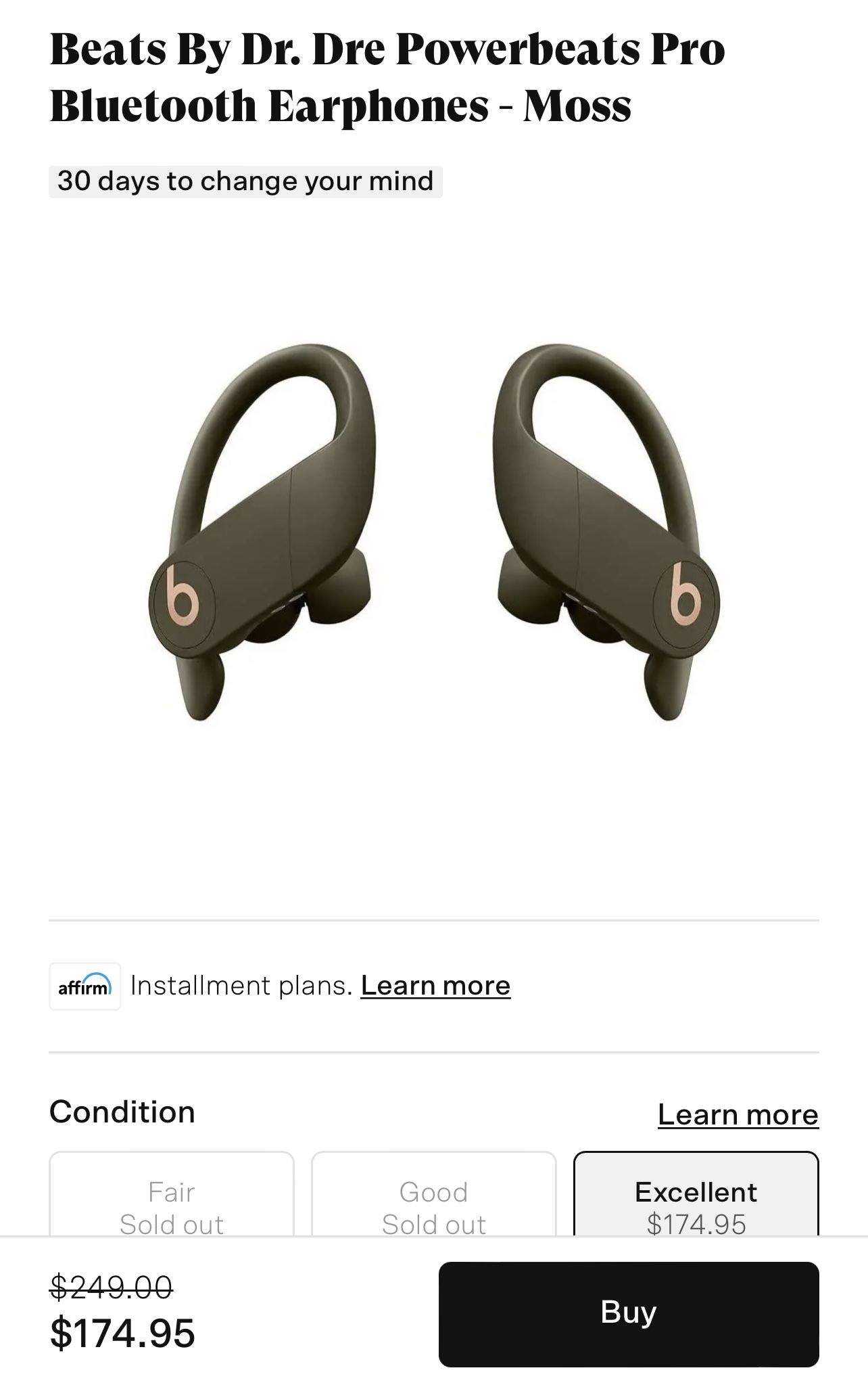 Powerbeats pro green 