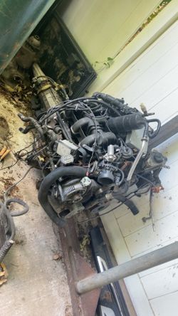 Engine and transmission