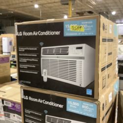 LG Electronics 15,000 BTU 115-Volt Window Air Conditioner LW1521ERSM Cools 800 Sq. Ft. with ENERGY STAR and Remote, Wi-Fi Enabled