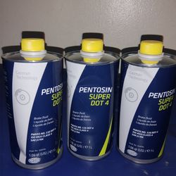 Pentosin Super Dot 4 Brake Fluid For Mercedes Audi Volkswagen And Bmw