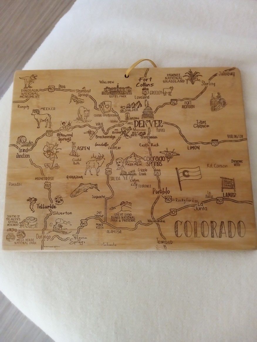 Colorado Carved Cutting Board