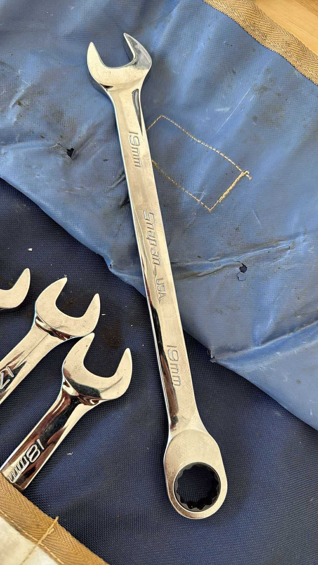 Snap-On Ratcheting wrench Set Metric