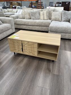 New Light Oak Coffee Table 