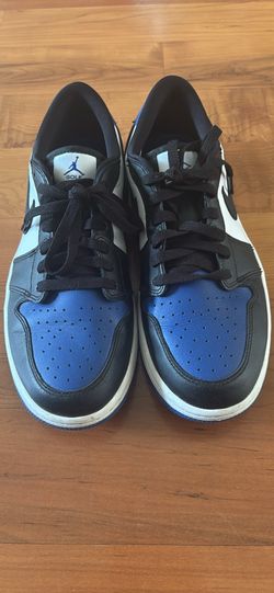 Size 9.5 Jordan 1 Retro Low Golf Royal Toe